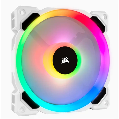 CORSAIR Rendszerhűtő Ventilátor, LL120 RGB, 12cm, fehér Corsair