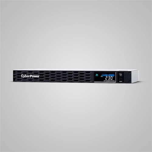 CYBERPOWER UPS, 6xC13,1xUSB 700VA 420W Aktív PFC,tiszta színuszos szünetmentes,LINE-INTERAKTÍV, AVR,színes LCD, 1U rack CyberPower