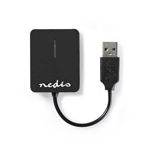Nedis CRDRU2300BK kártyaolvasó minden az 1-ben, M2 / MS / MS-PRO / MS-DUO(PRO) / MICRO-SD(HC) / SD(-HC) / MMC / RS-MMC / MINI-SD(-HC) NEDIS