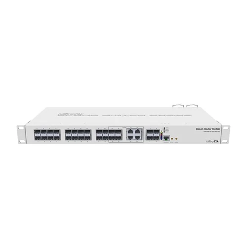 MIKROTIK Cloud Router Switch 4x1000Mbps SFP Combo + 20x1Gbps SFP + 4x10Gbps SFP + , Fémházas, Rackes - CRS328-4C-20S-4S + RM