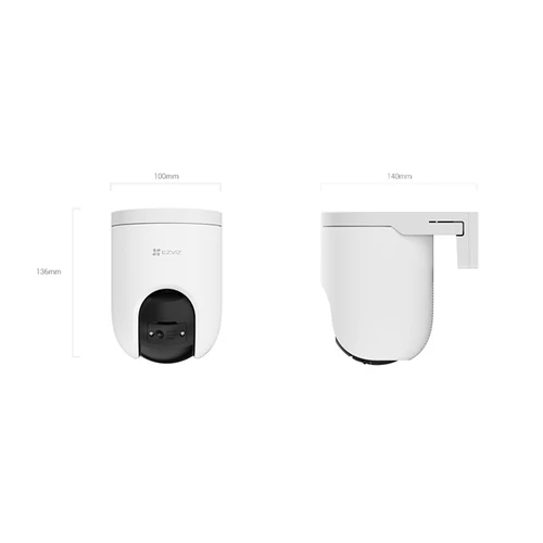 EZVIZ H8c 3K, 5 MP kültéri kamera, 360° lefedettség, színes éjszakai látás, automatikus zoom követés, alakérzékelés EZVIZ