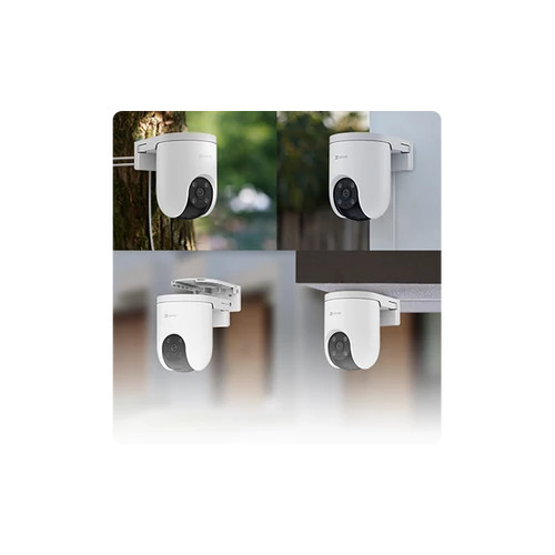 EZVIZ H8c 4K 8MP, kültéri kamera, 360° panorám és színes éjszakai látás, alakérzékelés, zoom követés, kétirányú beszéd EZVIZ