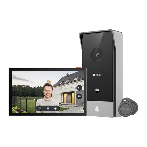 EZVIZ HP5 színes video kaputelefon, 7 hüvelykes átmérő, távoli nyitás, 2 vezeték, beépített csengő, kétirányú beszéd EZVIZ