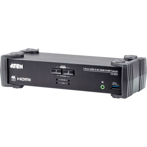 ATEN KVMP Switch USB 3.0, 4K HDMI, Dual Di splay, 2 port ATEN