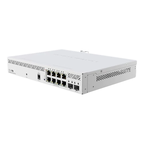 MIKROTIK Cloud Smart Switch 8x1000Mbps + 2x10000Mbps SFP + , Menedzselhető, Rackes - CSS610-8P-2S + IN MikroTik