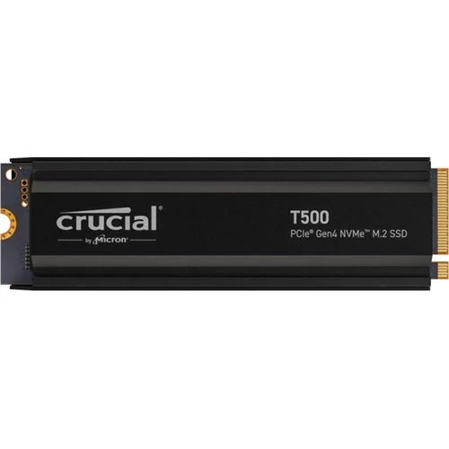 CRUCIAL SSD M.2 PCIe Gen4 NVMe 1TB T500 with heatsink CRUCIAL