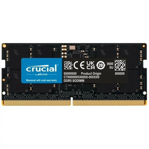 CRUCIAL NB Memória DDR5 16GB 4800MHz CL40 SODIMM CRUCIAL