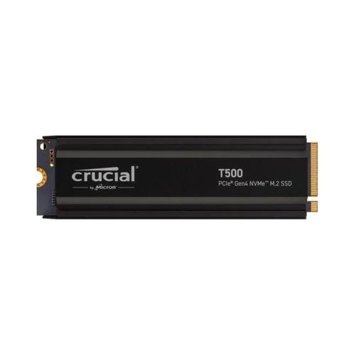 CRUCIAL SSD M.2 PCIe Gen4 NVMe 2TB T500 with heatsink CRUCIAL