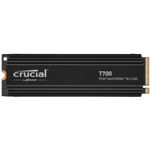CRUCIAL SSD M.2 PCIe Gen5 NVMe 2TB T700 with heatsink CRUCIAL