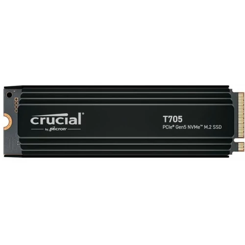 CRUCIAL SSD M.2 PCIe Gen5 NVMe 4TB T705 with heatsink CRUCIAL