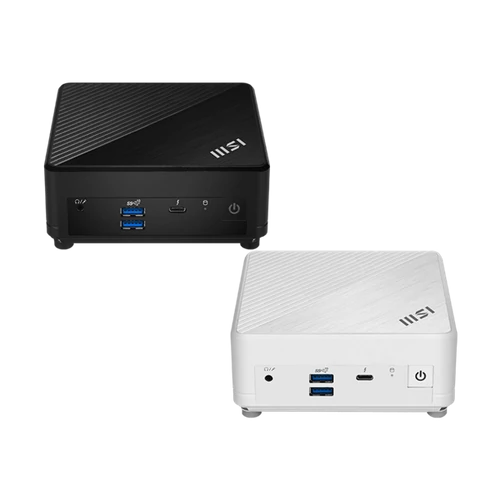 MSI Business DT Cubi 5 12M-002BEU, i5-1235U, Iris XE, M.2 NVME, 2,5" SATA, 4xUSB, Thunderbolt 4, HDMI, DP, 2xRJ45, Black MSI DT