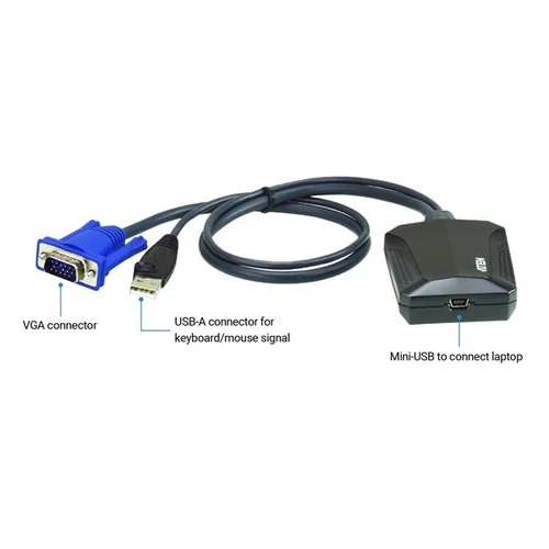 ATEN Adapter Laptop USB Console + adapterek CV211CP ATEN