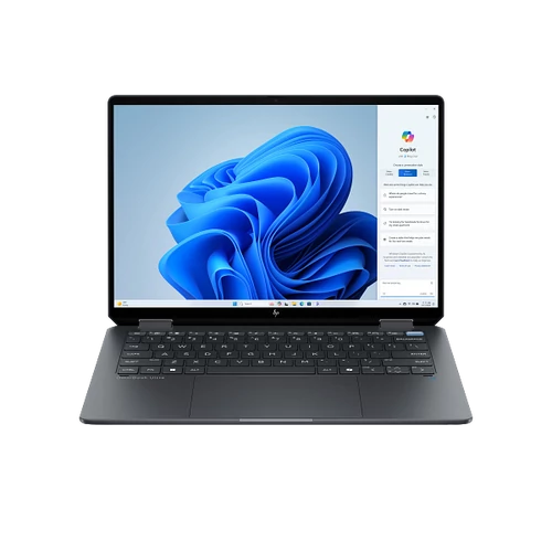HP OmniBook Ultra Flip X360 14-fh0005nh, 14.0 2,8K OLED 120Hz Touch, Ultra 9-288V 5,1GHz, 32GB,1TB, Win 11, ezüst HP CPS