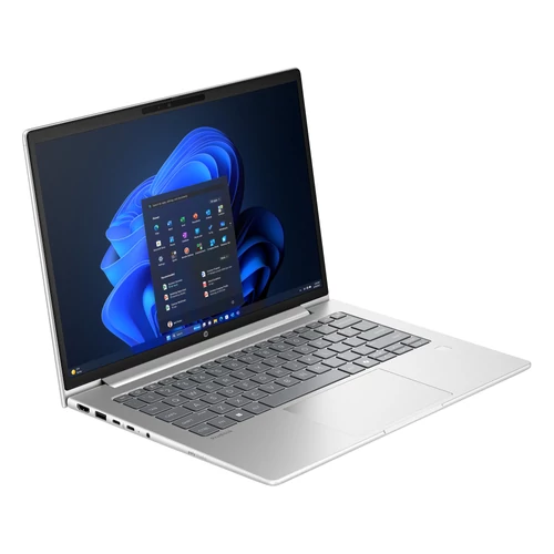 HP Probook 4 14"" G1i, 14.0"" WUXGA UWVA 400Nits, Intel Ultra 5 225U, 24GB, 512GB PCIe SSD, IntelR IrisR Xe, Silver Aluminium, WIN11PRO, háttérvilágításos billentyűzet, ujjlenyomat olvasó, 3 év gar 