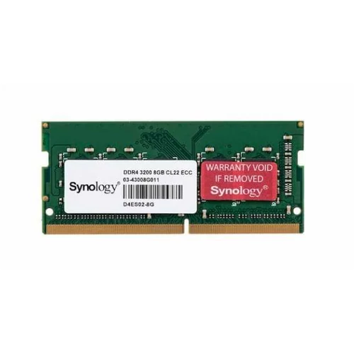 SYNOLOGY NAS Memória 8GB DDR4 ECC RAM, SODIMM Synology