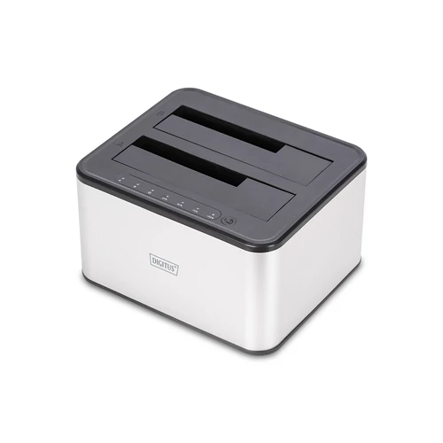 USB3.0 SATA HDD DOCKINGST.KLON DUAL 2-PORT 2.5/3.5 SSD/HDD