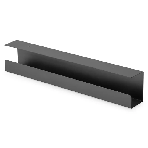 DESK CABLE MANAGEMENT CHANNEL BLACK