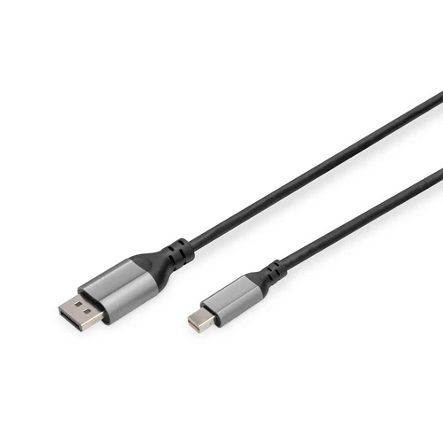 2M 8K MINI DP TO DP CABLE DP 1.4 ALU HOUSING BLACK 60HZ