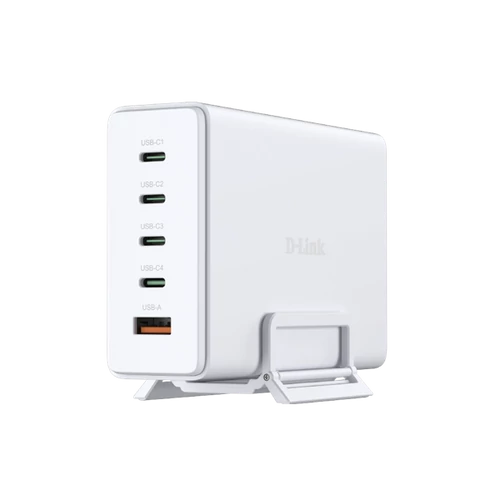 D-LINK Hálózati Adapter 240W GAN 4xUSB-C + 1xUSB, DCF-241 / E D-Link