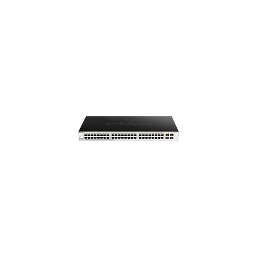 D-LINK Switch 48x1000Mbps + 4xGigabit kombó SFP Menedzselhető Rackes (Metro), DGS-1210-52 / ME / E D-Link