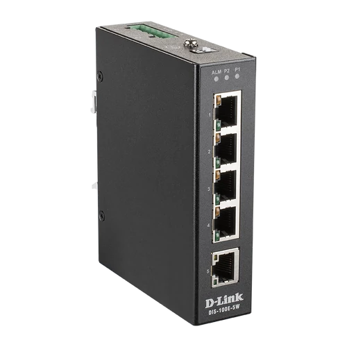 D-Link DIS-100E-5W Industrial Fast Ethernet Unmanaged Switch