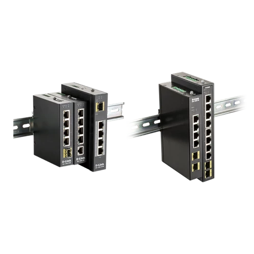 D-LINK Switch Ipari 4x1000Mbps + 2x1000Mbps SFP Menedzselhető Rackes, DIS-100G-06 D-Link