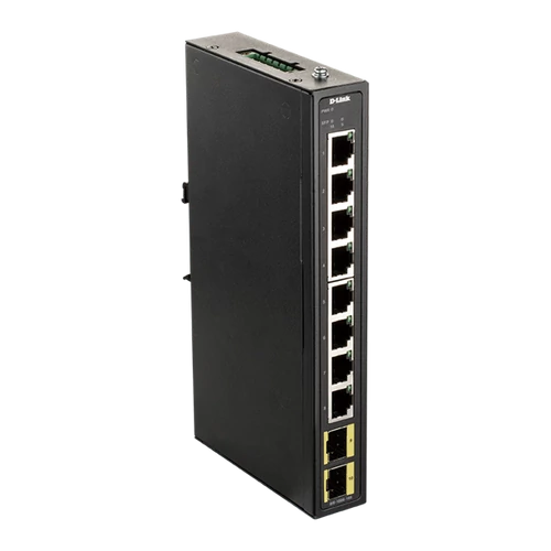 D-LINK Switch Ipari 8x1000Mbps + 2Gigabit SFP, DIS-100G-10S D-Link
