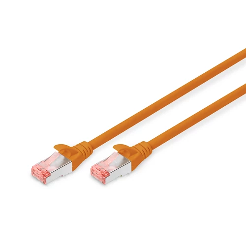 DIGITUS CAT 6 S-FTP PATCH CAB LENGTH 0.5 M COLOR ORANGE
