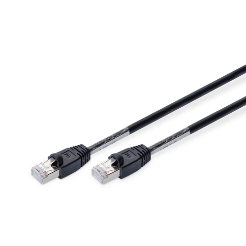 DIGITUS CAT 6 PATCH CABLE S-FTP PE AWG 27/7 1M BLACK