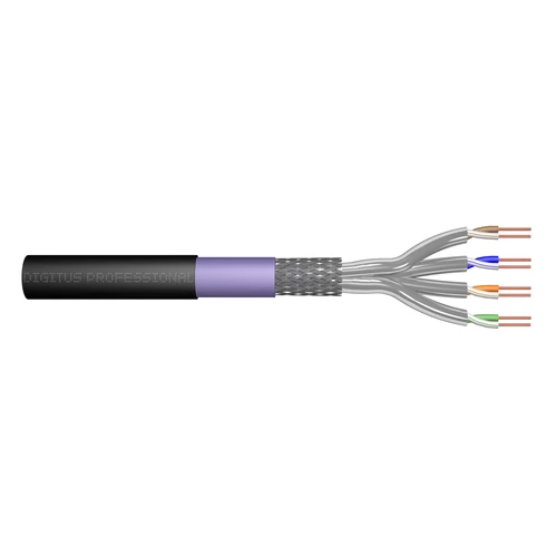 CAT 7 S-FTP PIMF INST C 1000M AWG 23/1 1200 MHZ BLACK