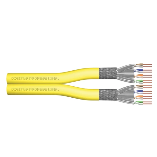 DIGITUSCAT6A S-FTP PATCH CABLE CU LSZH AWG 26/7 0.5 M GREY