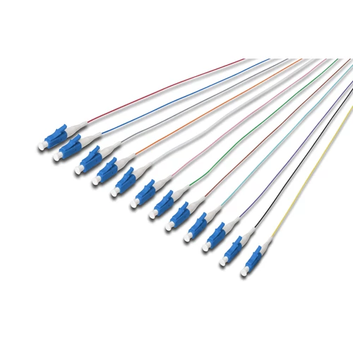DIGITUS COLORED PIGTAILS, 2M LC OS2 09/125 , SIMPLEX
