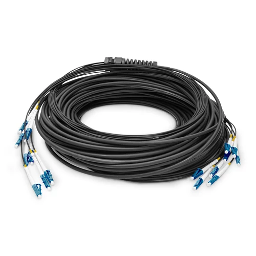 30M BREAKOUT CABLE 8 FIBERS SM G.657.A1 LC/UPC-LC/UPC BLK