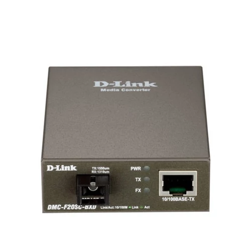 D-LINK Optikai Media Konverter 100Base-TX to 100Base-FX Multi mód 2km, DMC-F02SC / E D-Link