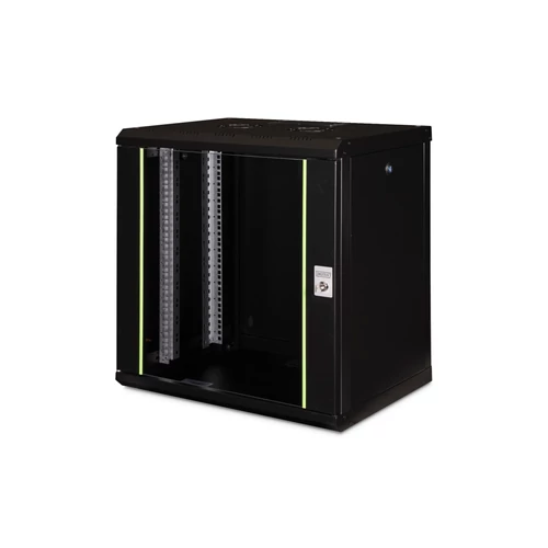 Digitus DN-19 12-U-SW Falra szerelhető Rackszekrény Black