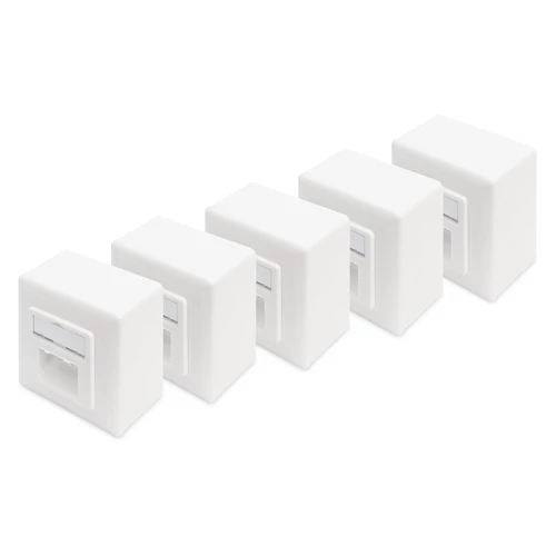 DIGITUS CAT 6 WALL OUTLET CLASS E FINERY 5 PACK IN