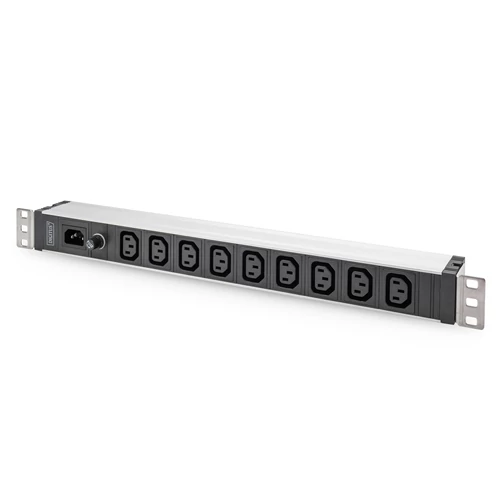 1U ALUMINUM PDU RACKMOUNTABLE 9X C13 10A IEC C14 INLET
