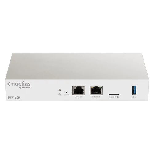 D-LINK Cloud Controller 1xLAN(1Gbps) + 1xUSB + 1x konzol port + 1xSD, (Több, mint 100 AP kezelés), DNH-100 D-Link