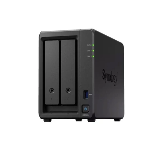 SYNOLOGY ActiveProtect DP320, 2 fiókos, 8GB RAM, 2 x 8 TB 3.5" HDD (RAID 1) Synology