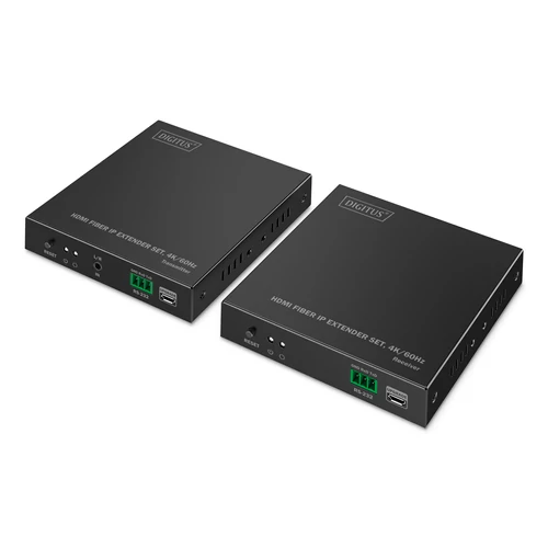 HDMI FIBER IP EXTENDSET 4K/60HZ 40 KM/300 M BLACK