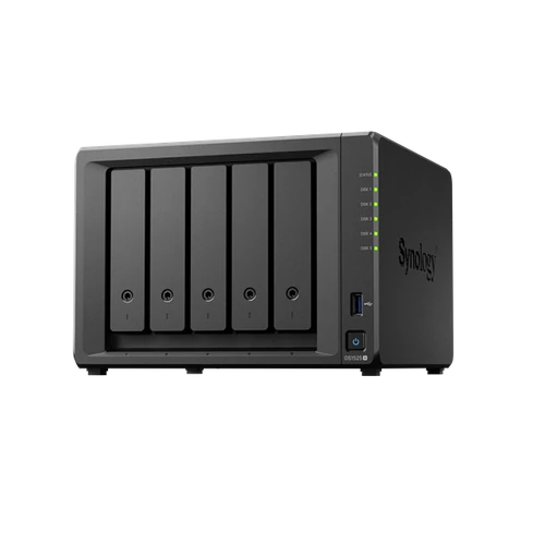 SYNOLOGY NAS 5 Fiókos AMD Ryzen V1500B 4x2,2GHz, 8GB DDR4 ECC, 4x2,5GbE, 2xUSB3.2 - DS1525+ Synology