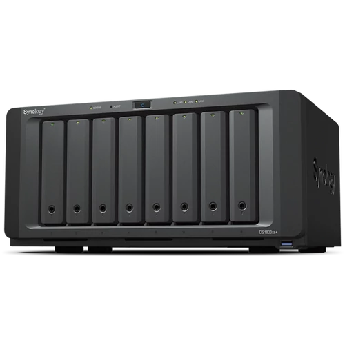 SYNOLOGY NAS 8 fiókos AMD Ryzen V1780B 4x3,6GHz, 8GB DDR4 ECC, 2x1GbE, 1x10GbE, 3xUSB3.2Gen1 - DS1823xs+ Synology