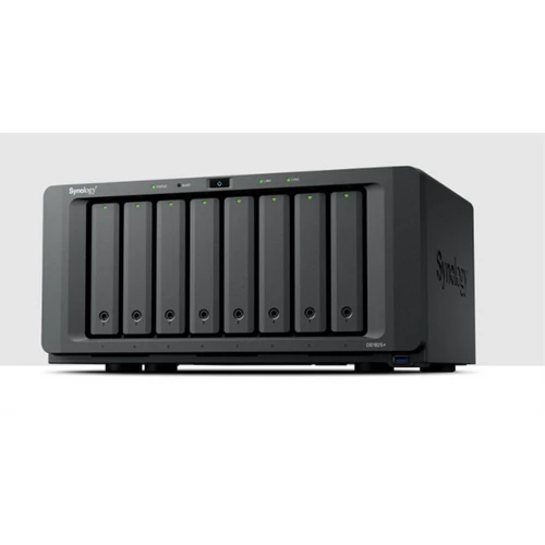 SYNOLOGY NAS 8 fiókos DS1825+ AMD Ryzen V1500B 4x2,2GHz, 8GB DDR4, 2x2,5GbE, 3xUSB3.2Gen1 Synology