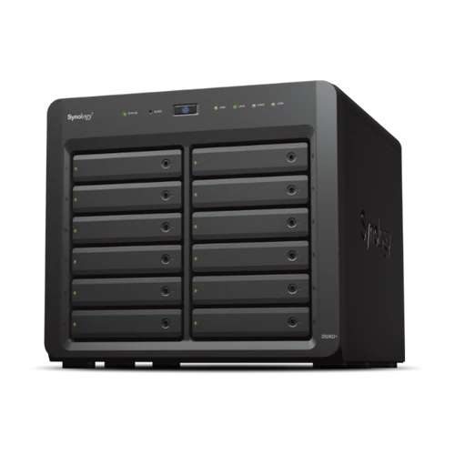 SYNOLOGY NAS 12 fiókos DS2422+ AMD Ryzen V1500B 2,2GHz, 4GB DDR4, 4x1GbE, 2xUSB3.2 Synology