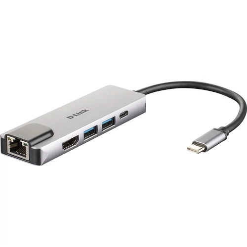 D-LINK 5-IN-1 USB-C HUB WITH HDMI/ETHERNET AND POWER DELIVERY