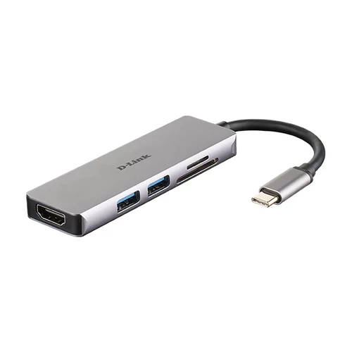 D-LINK 5-IN-1 USB-C HUB WITH HDMI AND SD/MICROSD CARD READER