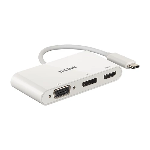 D-LINK 3-IN-1 USB-C TO HDMI/VGA/DISPLAYPORT ADAPTER