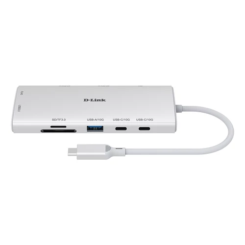 D-LINK USB-C HUB 10-IN-1 HDMI PORTS