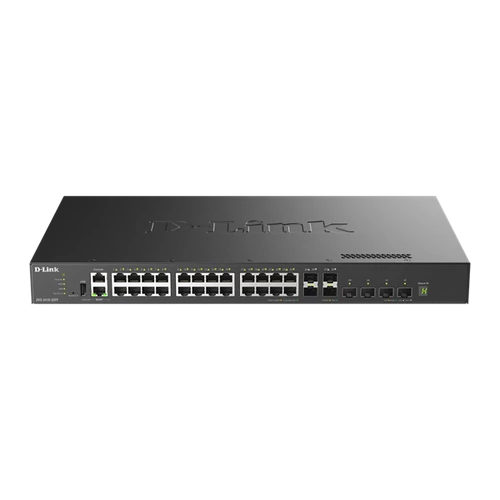D-LINK Switch 10G Layer 3 Stackable Managed Switches 28x10G SFP+ + 4x25G SFP28 Multi-Gigabit L3 10G, DXS-3410-32XY / E D-Link