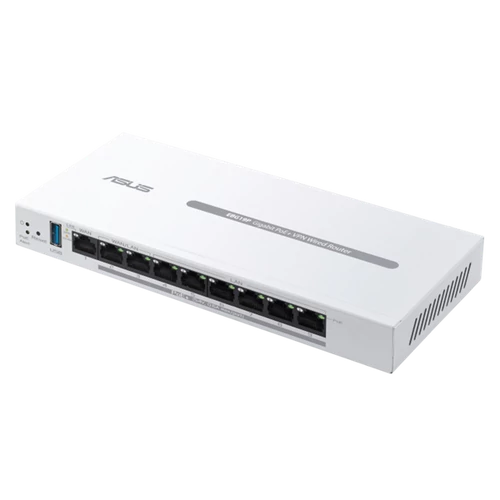 ASUS ExpertWiFi Vezetékes VPN Router 1xWAN(1000Mbps) + 2xWAN / LAN(1000Mbps POE) +  6xLAN(1000Mbps POE) + 1xUSB, EBG19P ASUS PER